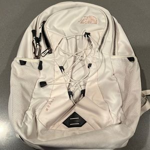 North Face Backpack, Jester. Offwhite in color.